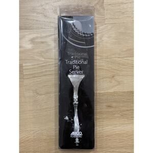 AMCO Stainless Steel Pie Cutter with Serrations Rust Proof New Old Stock Vintage